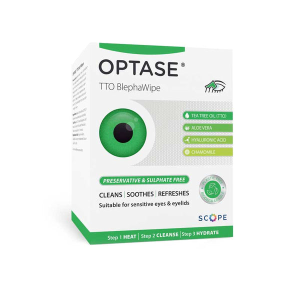 OPTASE® Tea Tree Oil Lid Wipes